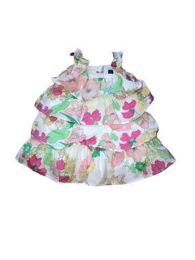 Janie and Jack Dress Floral Tier 0-3 Mon